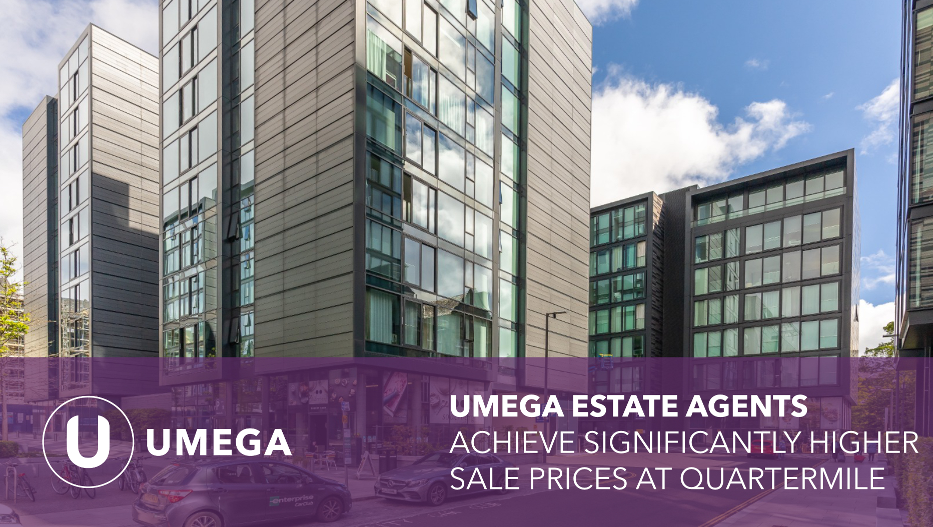 UMEGA Estate Agents achieve significantly higher sale prices at Quartermile