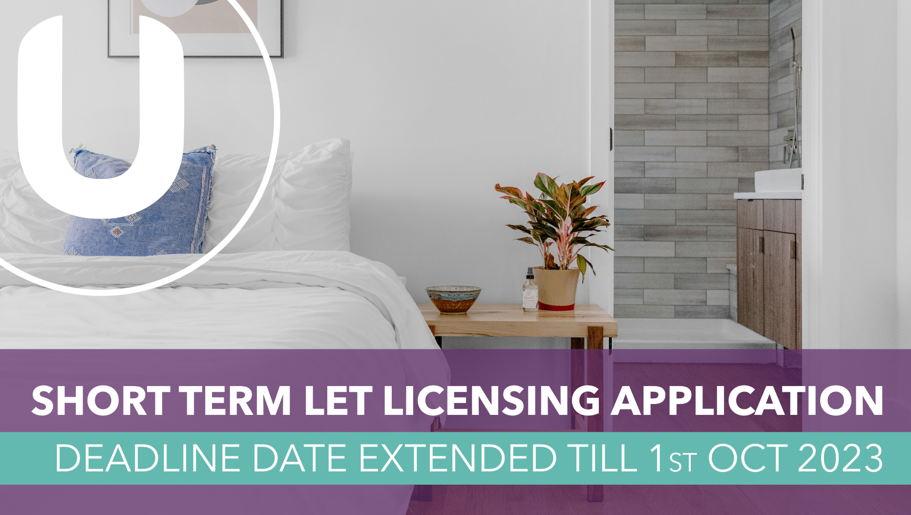 Short term let licensing application deadline date extended till 1st October 2023