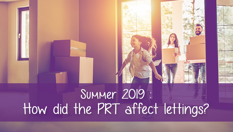The effect of the PRT on summer tenant move-ins