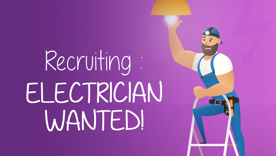 Join Us - We are hiring an Electrician!