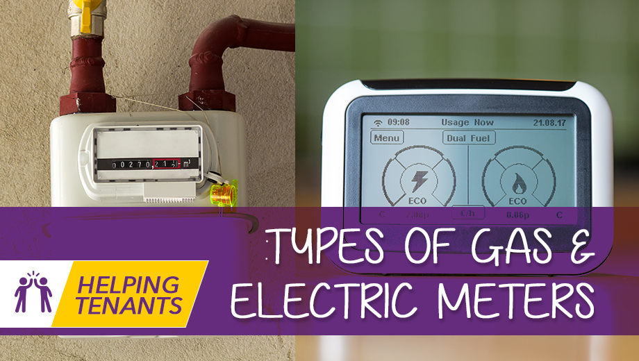 Helping tenants - Types of gas & electric meters 