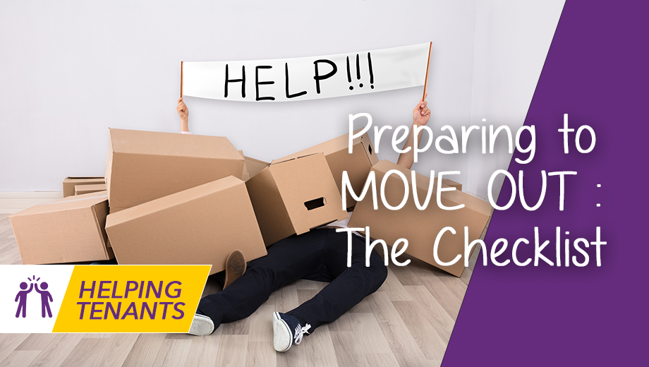 Helping tenants: Preparing to Move out