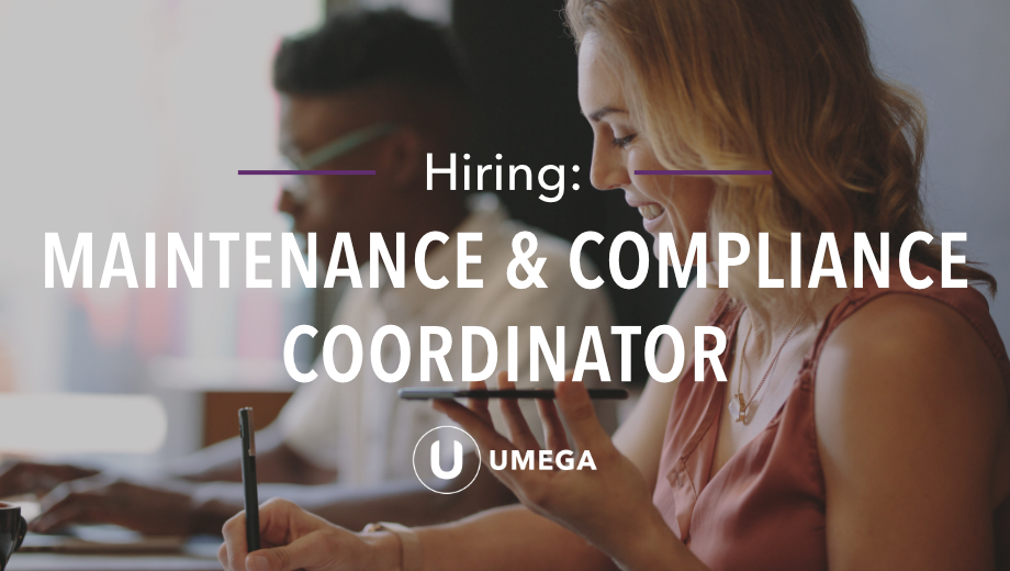 Hiring: Maintenance & Compliance Coordinator